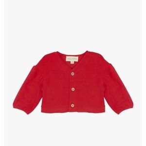 Mabel+Honey red cardigan